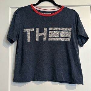 Women’s Tommy Hilfiger blue crop top size M